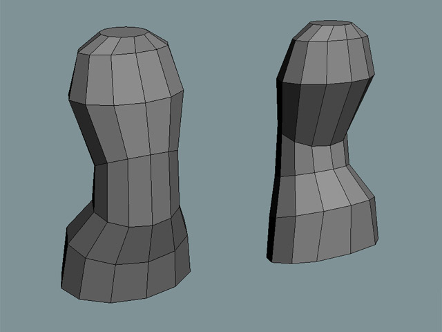 3ds max 8 sided cylinder